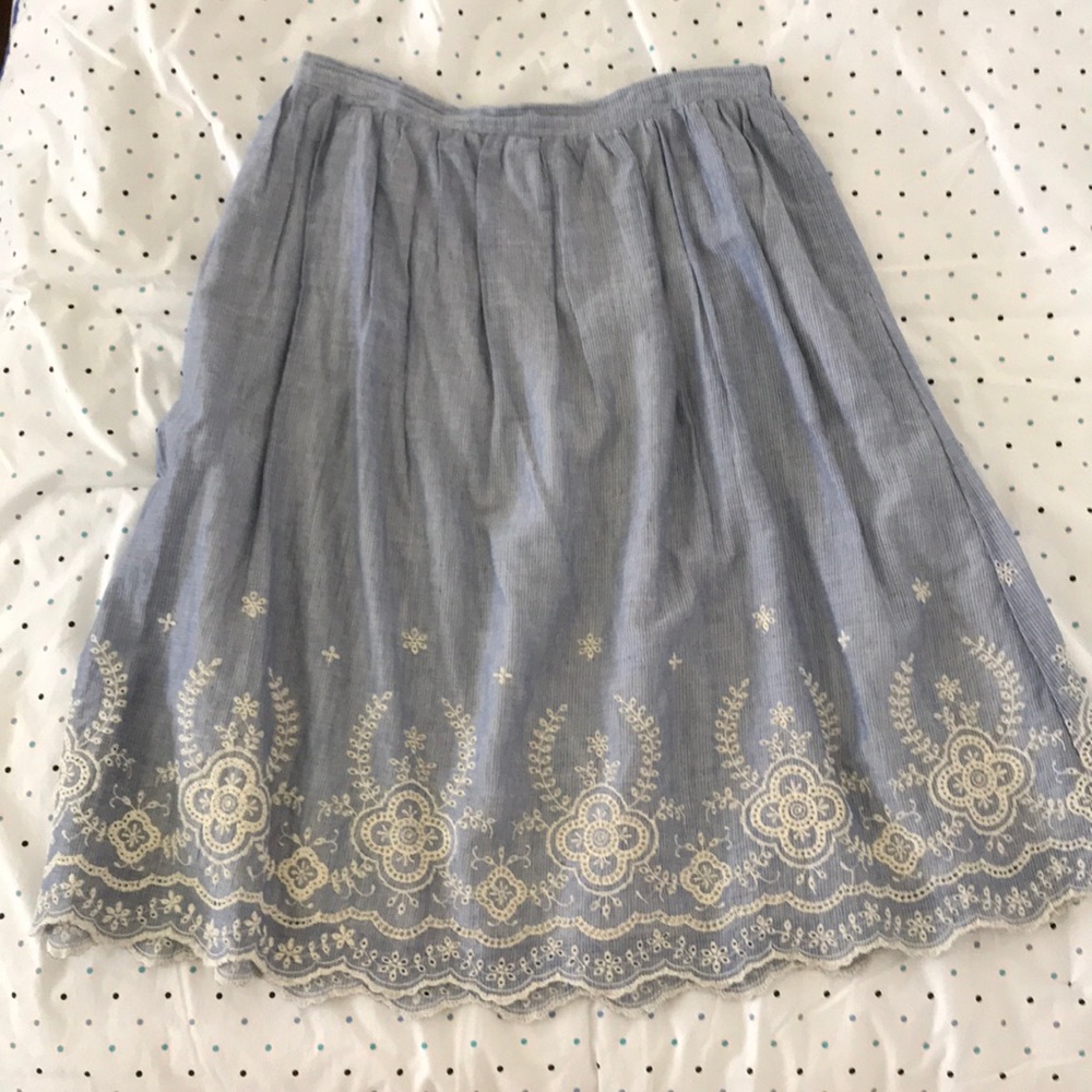 Vintage Blue Skirt